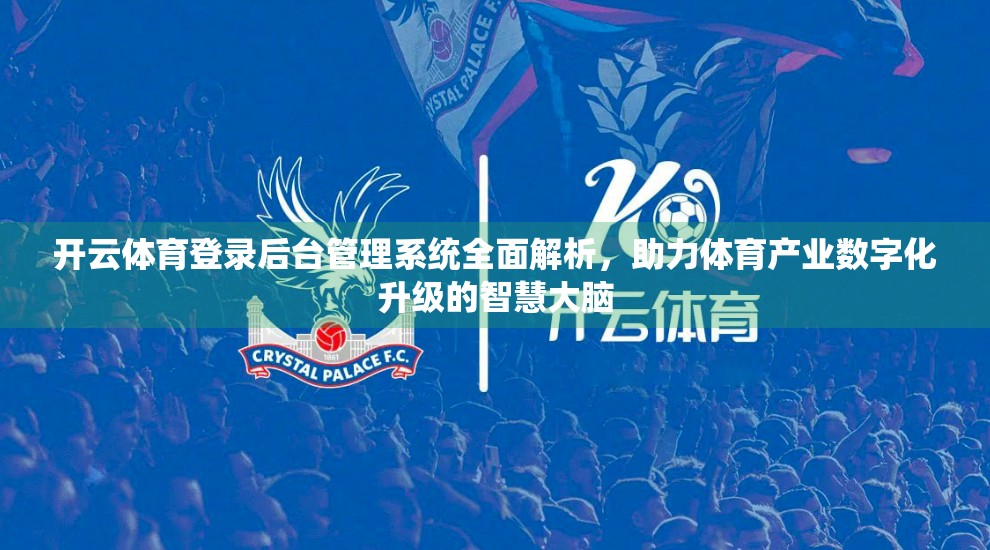 开云体育登录后台管理系统全面解析，助力体育产业数字化升级的智慧大脑