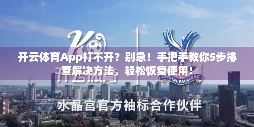开云体育App打不开？别急！手把手教你5步排查解决方法，轻松恢复使用！