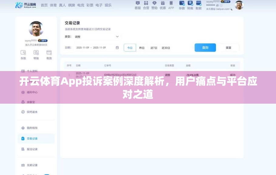开云体育App投诉案例深度解析，用户痛点与平台应对之道