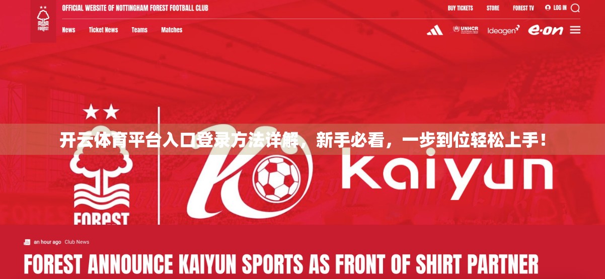 开云体育平台入口登录方法详解，新手必看，一步到位轻松上手！