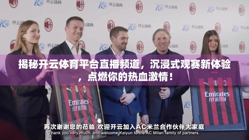揭秘开云体育平台直播频道，沉浸式观赛新体验，点燃你的热血激情！