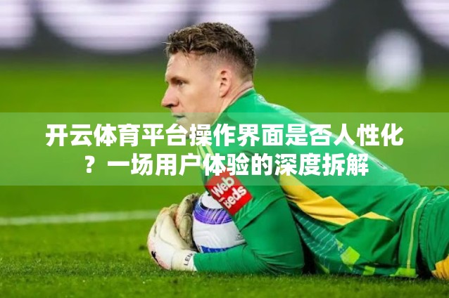 开云体育平台操作界面是否人性化？一场用户体验的深度拆解